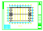 某钢结构厂房cad结构设计施工图-图二