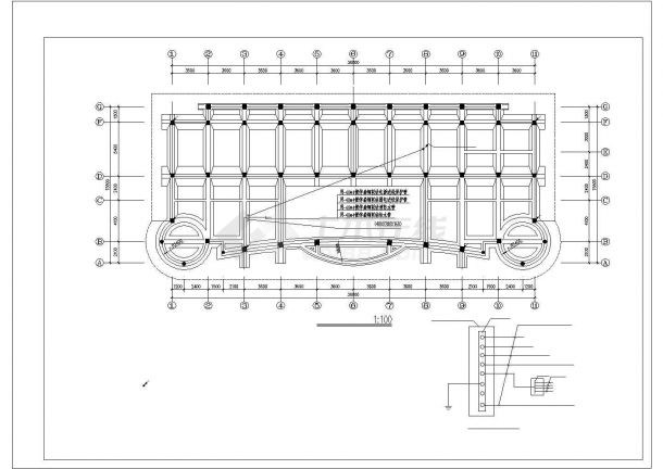 某四层办公楼电气施工设计方案CAD图纸-图二