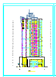 一省份高端商住楼建筑CAD图-图二