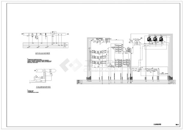 江西省小型高层医院建筑暖通空调系统设计施工图-图一
