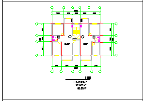 9种多层住宅户型设计cad方案图纸_图1