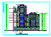 高层住宅楼建筑cad方案施工图_图1