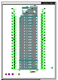 高层住宅楼建筑设计施工CAD全图_图1