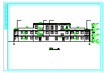 某3层办公楼CAD建筑施工图纸-图二