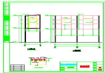 某地菜场市钢结构建筑CAD施工设计图纸-图二