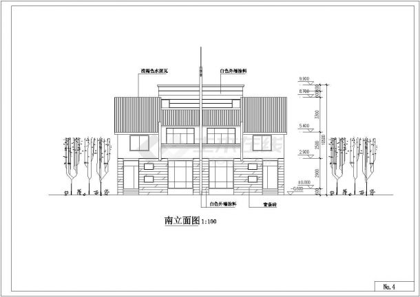 南京城镇建筑设计有限公司装修设计某农民公寓-图二