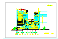 高层住宅小区规划加建筑设计CAD图纸-图二