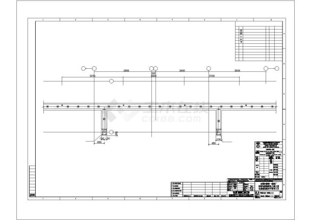 某连铸电缆隧道电力方案设计施工CAD图纸-图二