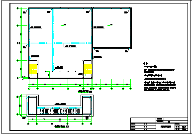 大学校园框架结构食堂全套电气cad图纸-图二