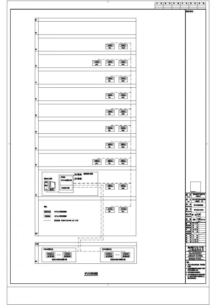 某地区研究区电气系统方案设计施工CAD图纸_图1