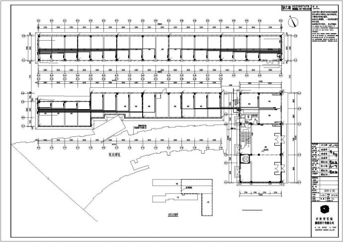 某单位附属楼电气系统方案设计施工CAD图纸_图1