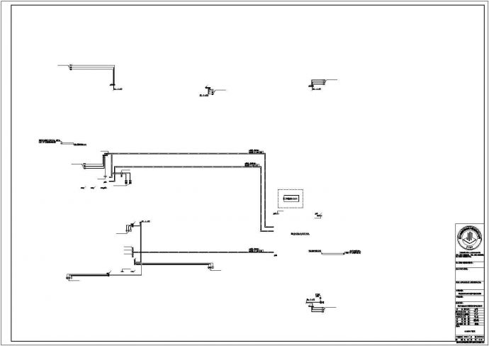 某地区老年养护楼电气系统设计施工CAD图纸_图1