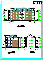 公寓建筑施工CAD布置图-图一