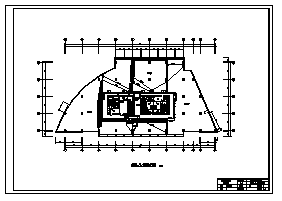 某十一层带地下二层办公建筑工程弱电施工cad图(含网络，话系统，有线电视系统设计)