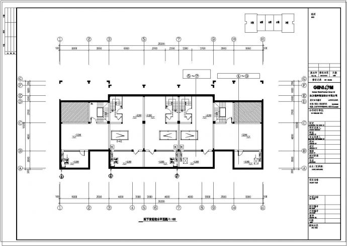 某地三层办公楼给排水设计施工图_图1
