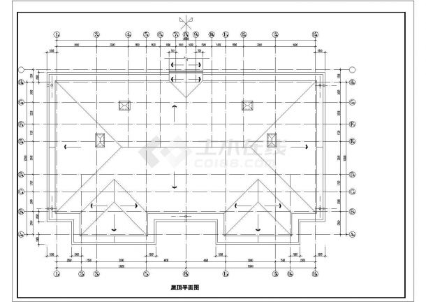 嘉兴市平海路某2层砖混结构酒店式公寓楼平立面设计CAD图纸-图二