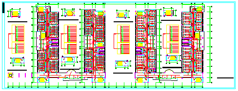 多层教学楼强弱电综合步线CAD图-图二