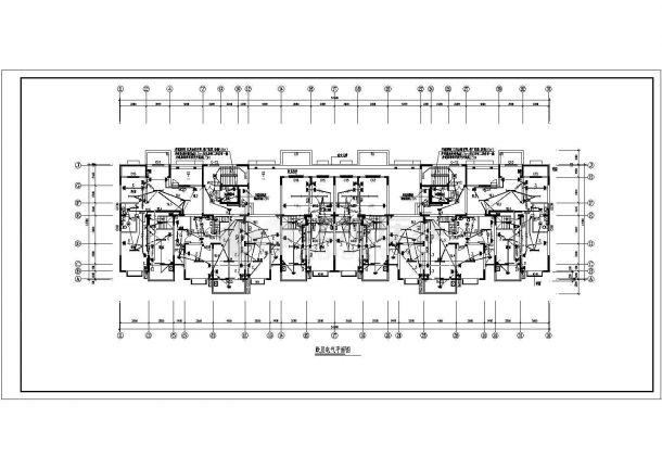 电气设计_某高层商住楼电气设计CAD图-图二