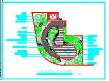 酒店楼层花园规划cad施工图
