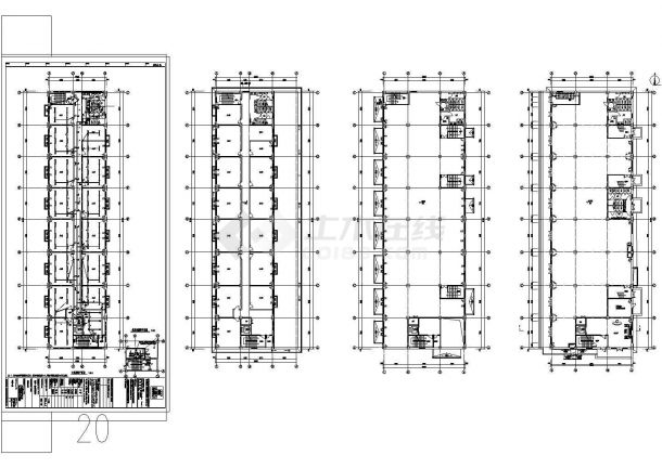 某6500平方米河北六层办公楼电气施工CAD图纸-图一