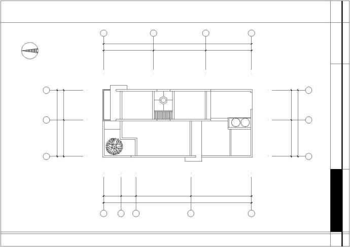 无锡市建筑设计研究院装修设计某小区CAD图_图1