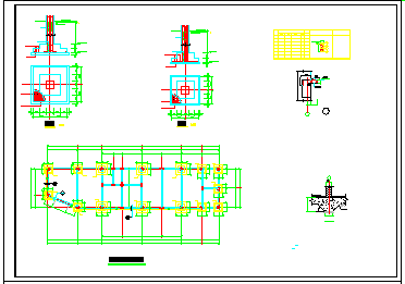 某临街商业结构建筑cad施工图纸-图一