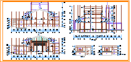 某市文化中心整套CAD平立剖面建筑设计图纸_图1
