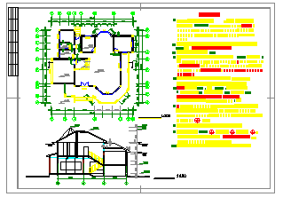某多层住宅建筑cad结构设计图纸-图二