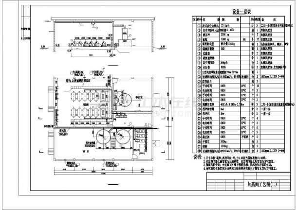 某再生水厂工程方案设计施工CAD图纸-图二