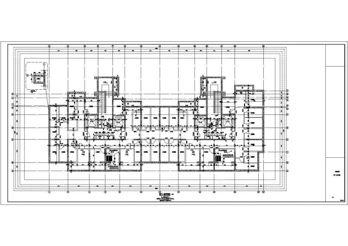 某市区多层小户型公寓建筑全套设计施工CAD图纸_图1