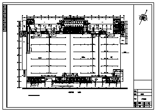 某三层机场货运仓库工程电气施工cad图(含供配电，照明，防雷接地设计)