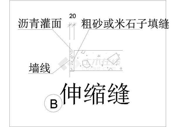 某室外构造CAD大样完整详图-图一