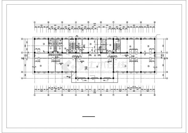 某高层办公楼全CAD设计施工建筑方案图-图一