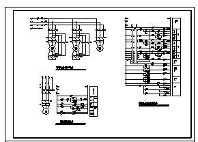 某建筑室内泵房电气控制设计cad图纸-图一