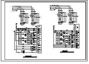 某建筑室内泵房电气控制设计cad图纸-图二