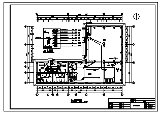 某6吨燃气锅炉房电气施工cad图(含动力，照明设计)-图二