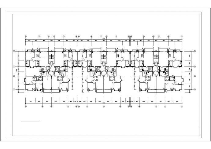 贵阳春风花苑小区11+1层框架住宅楼建筑设计CAD图纸（含总图/2套方案）_图1