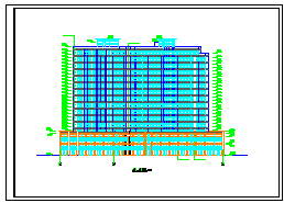 北京宾馆建筑大楼cad平面设计施工图纸