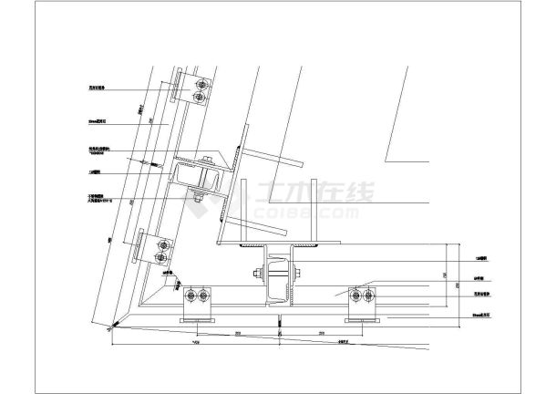 某石材幕墙节点CAD构造完整详图-图一