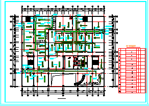 宾馆整套空调管线cad施工设计平面图_图1