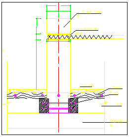 常见木拱桥施工设计cad图纸-图二
