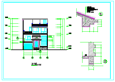 超级实用的全套三层建筑CAD设计图-图一