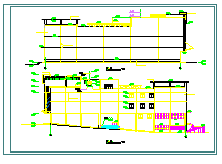 某文化商城建筑施工方案CAD设计图纸-图一