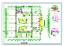 某文化商城建筑施工方案CAD设计图纸-图二