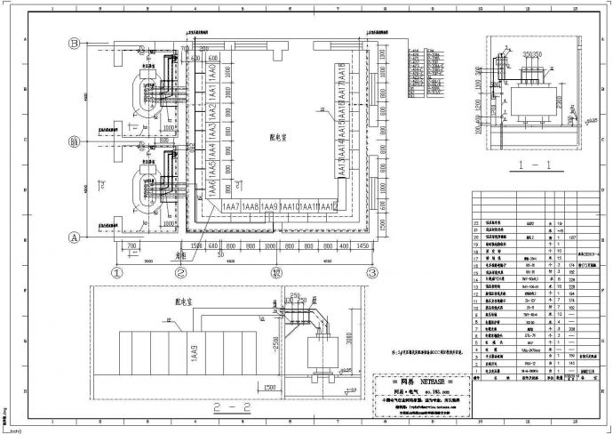 某锅炉房配电设计cad图纸_图1