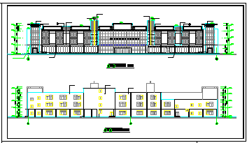 东莞一组大型超市建筑全套cad施工图纸_图1