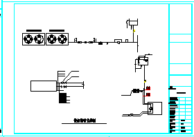 多联机和风冷机系统施工设计cad图纸_图1
