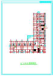 高层商住一体综合建筑cad施工设计图纸-图二