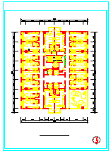 高层豪华宾馆cad建筑设计方案图纸(平面、立面)-图二
