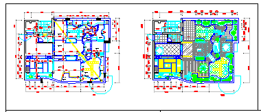 高档中式住宅室内装修cad设计图含效果图_图1